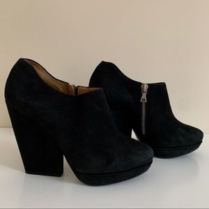 Dries van Noten Suede Heeled Booties size 37